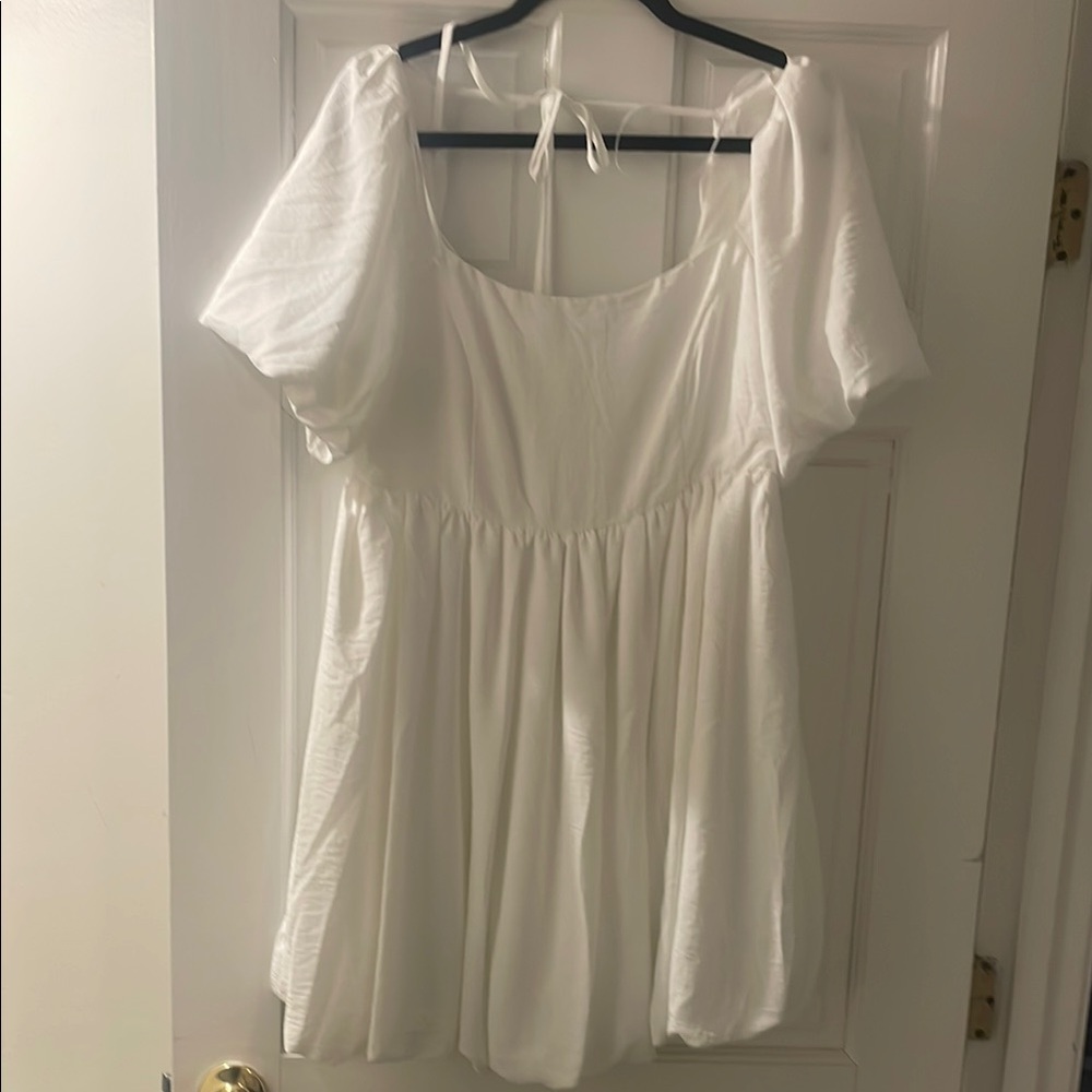 Fashion Nova White Mini Dress